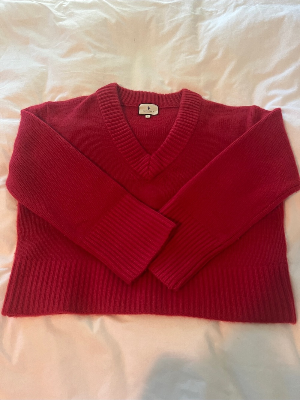 Tuckernuck Rory cashmere v-neck sweater